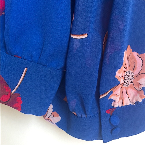 MADEWELL Effie Floral Woven Wrap Top - Picture 6 of 8